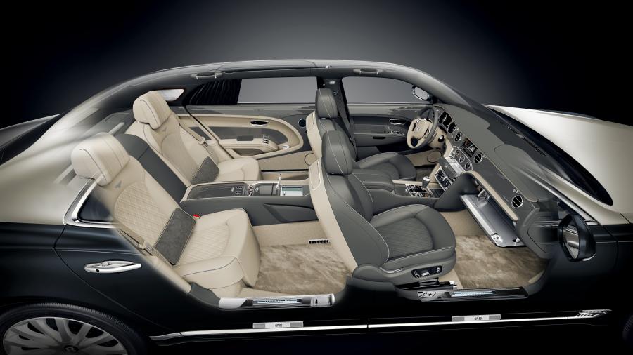 Интерьер Bentley Mulsanne Hallmark Silver Series by Mulliner 2017 года  (фото 3 из 4)
